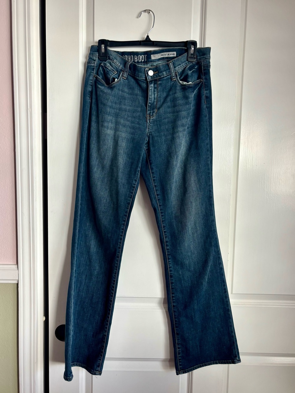 DKNY Women's Blue Bootcut Jeans
